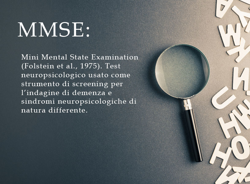 MMSE definizione di Mini Mental State Examination
